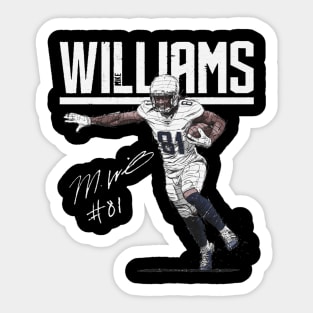 Mike Williams Los Angenel C Hyper Sticker